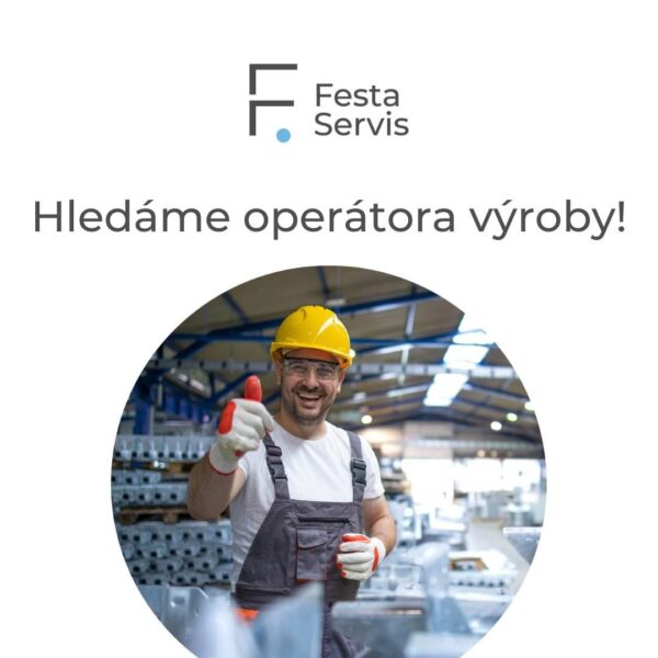Operátor výroby (30 000 – 35 500 Kč/měsíc)