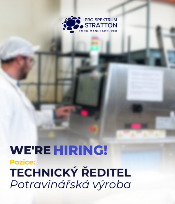 Technický ředitel v potravinářské výrobě (55.000-60.000Kč)