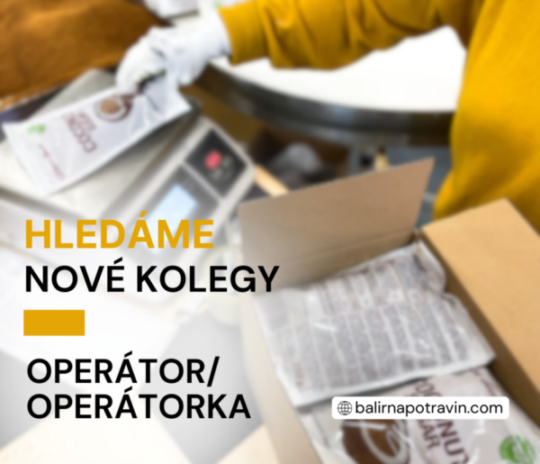 OPERÁTOR/OPERÁTORKA v potravinářské výrobě (24.000 – 33.000 Kč)